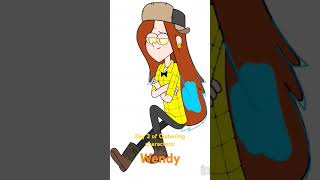 Day 3 of ciphering characters wendy billcipher gravityfalls edit [upl. by Ula]