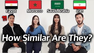 Can Middle Eastern Countries Understand Each Other Iran Morrocco Saudi Arabia Egypt [upl. by Ydoj]