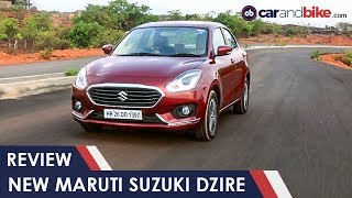 New Maruti Suzuki Dzire Review  NDTV CarAndBike [upl. by Seka]