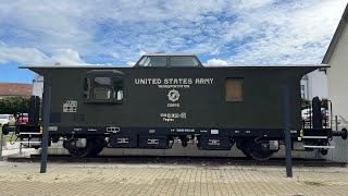 Historischer USMilitärwaggon in Helmstedt [upl. by Tikna]