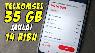 35GB Mulai 14 Ribu  Cara Beli Paket Internet Telkomsel Murah  Internet Telkomsel Bulanan Murah [upl. by O'Neill]