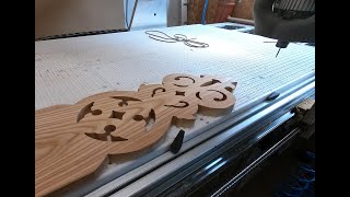 Pfettenbretter Fräsen mit CNC [upl. by Megdal]