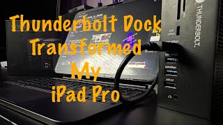 A Thunderbolt 3 Dock completely changed this iPad Pro [upl. by Darryl951]