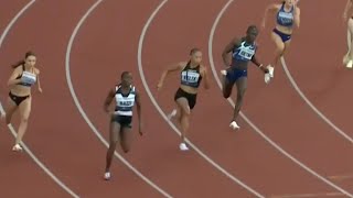 Allyson Felix Second To Aminatou Seyni In Ostrava 200m [upl. by Aicatsan333]