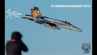 FLIEGERSCHIESSEN AXALP 2018 WILDGÄRST OVER HEAD INSANITY  SWISSPOWERJET [upl. by Colpin]