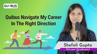 Digital Marketing Course Review by Shefali Gupta  QuibusTrainings [upl. by Elda]