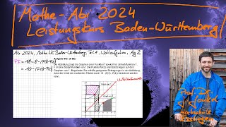 MatheAbi 2024 in BW Leistungskurs  Teil A Wahlaufgabe 2 [upl. by Nordna119]