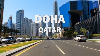 Doha Qatar  Driving Tour 4K [upl. by Tingley433]