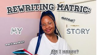 How I rewrote my matric examsStory TimeSouth African YouTuber🇿🇦 [upl. by Gagliano]