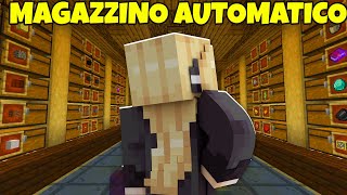 MAGAZZINO AUTOMATICO SEMPLICISSIMO SU MINECRAFT [upl. by Noam]