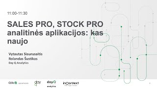 Sales PRO Stock PRO analitinės aplikacijos kas naujo [upl. by Cinimmod]