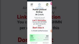 Human protocol airdrop telegramairdrops humanprotocol [upl. by Kcim394]