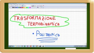 trasformazione politropica esercizio [upl. by Hsan]