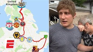 FAILED Visiting every Premier League stadium in 24 hours challenge  Premier League [upl. by Errised276]