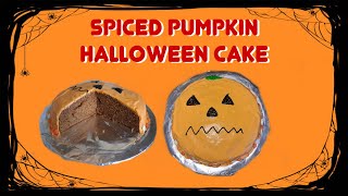 How to make Spiced pumpkin Halloween cake [upl. by Nitsir598]