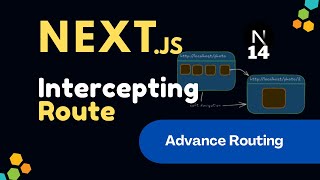 Intercepting Routes in Nextjs 14 A Complete Tutorial  EzyCode [upl. by Llewxam]