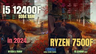 i5 12400f vs ryzen 7500f in 2024 [upl. by Duma]