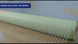 UniPak Green Machine Netwrap Round Bale Net  European quality to suit all modern balers [upl. by Aaren]