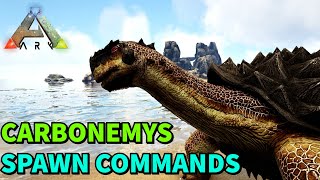 Ark CARBONEMYS spawn commands [upl. by Hayarahs]