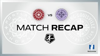 FULL HIGHLIGHTS  Portland Thorns FC vs Racing Louisville FC [upl. by Htebzil703]