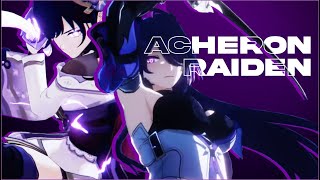 Acheron x Raiden Shogun  FUNK DO BAGATATA  Honkai Star Rail x Genshin Impact Remake Edit [upl. by Nykal]