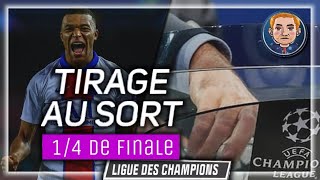 SIMULATION TIRAGE AU SORT DES QUARTS DE FINALE DE LA LIGUE DES CHAMPIONS [upl. by Seuqcaj255]