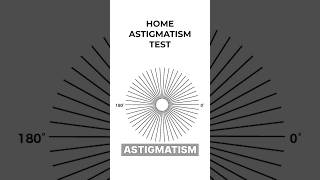 Home Astigmatism Test Astigmatism Dial [upl. by Nyrac]