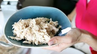 How to Quickly Shred Chicken or Turkey  Cooking Tips [upl. by Oni591]