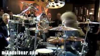 NAMM13 Tommy Aldridge plays Yamaha Custom Live Oak kit [upl. by Anivas]