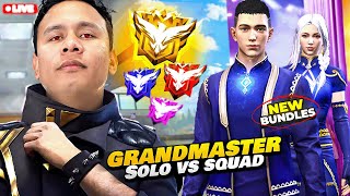 70000 Rank Score Top 1 Grandmaster Live Push with V Badge Youtubers ✌ freefire live tondegamer [upl. by Ulric]