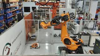 KUKA KR240 R2500 KRC4 IN EUROBOTS [upl. by Lilas]