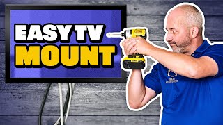 How to Mount a TV Perfectly  Wall Mount Full Tutorial [upl. by Hobbie]