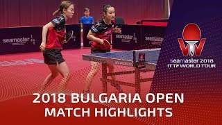 Mima ItoKasumi Ishikawa vs Bernadette SzocsElizabeta Samara  2018 Bulgaria Open Highlights R16 [upl. by Maure715]