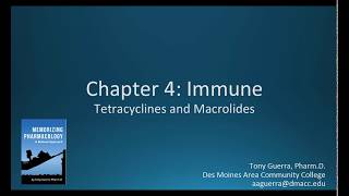 CC Tetracyclines vs Macrolides CH 4 IMMUNE NAPLEX  NCLEX PHARMACOLOGY REVIEW [upl. by Karil]