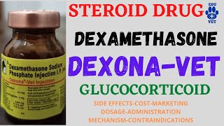 Dexamethasone Injection Uses amp Dosage amp Other Details  Dexona Vet [upl. by Lethia]