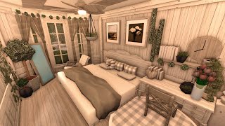 bloxburg  🌼 cozy underground family cottage ꒰ interior build amp tour part 3 ꒱ [upl. by Fording]