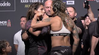 UFC 277 CEREMONIAL WEIGH INS Julianna Pena vs Amanda Nunes [upl. by Hospers]