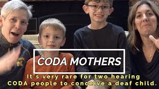 The CODA Story Two Deaf Kids Raised by Two CODA Mothers Child of Deaf Adults [upl. by Potter392]