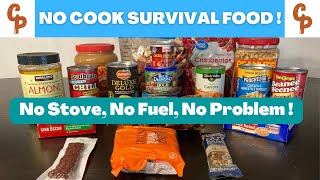 Emergency Survival Food For Your Prepper Pantry No Cooking [upl. by Leur]