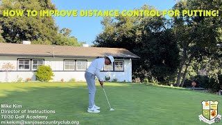 How to improve distance control for putting [upl. by Iveel]