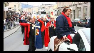 Sturm der Salzburger Faschingsgilde auf das Schloss Mirabell [upl. by Ahselak]