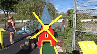 ⛳Windmill on the Vitense Golfland Miniature Golf Course [upl. by Winthorpe]