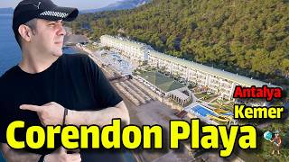 Corendon Playa Kemer HOTEL 2024  Grand park kemer  Inside Corendon Playa Kemer Hotel [upl. by Aiciruam]