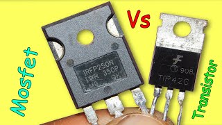 Mosfet Vs Transistor Battery Charger Circuit [upl. by Nairot]