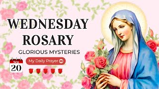 THE ROSARY TODAY❣️GLORIOUS MYSTERIES❣️SEPTEMBER 20 2023 HOLY ROSARY WEDNESDAY PRAYER STEP BY STEP [upl. by Ecenaj]