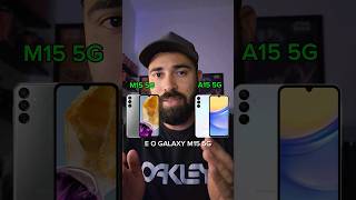 Diferenças e semelhanças entre o A15 5G e o M15 5G samsung galaxy comparativo [upl. by Cappello]