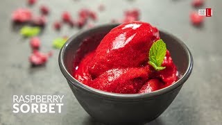 Easy Raspberry Sorbet  Food Channel L Recipes [upl. by Elades]