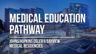 Medical Education Pathway   Johns Hopkins Osler amp Bayview Medical Residencies [upl. by Ynove]