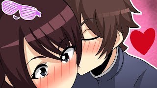 MOST AWKWARD FIRST KISS  Animated True Stories Raiserverse [upl. by Louls615]