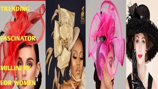 200TRENDING CUTE MILLINERY FASCINATORS AND HATS FOR CLASSY LADIES 20222023 [upl. by Edrahc]